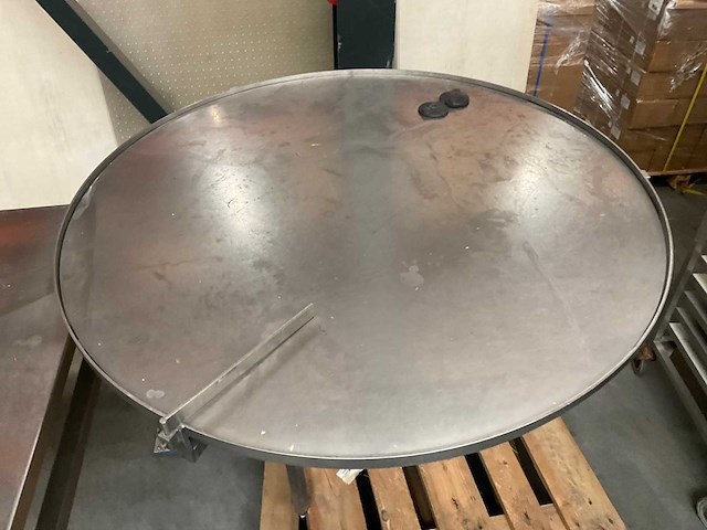 Rvs draaitafel (ø1250mm) - afbeelding 2 van  2