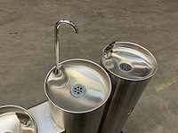Rvs drinkwaterfontein / drinkwaterzuil (30x) - afbeelding 2 van  14