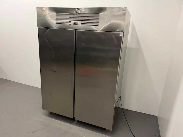 Rvs dubbeldeurs koelkast - afbeelding 1 van  7