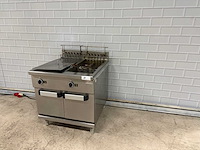 Rvs dubbele friteuse 2 x 25 liter - afbeelding 4 van  4
