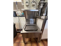 Rvs dubbele gootsteen met kraan - afbeelding 2 van  6