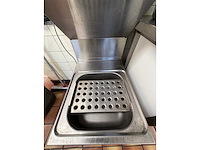 Rvs dubbele gootsteen met kraan - afbeelding 5 van  6