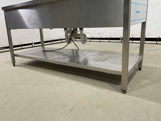 Rvs dubbele spoelbak met kraan - afbeelding 8 van  8