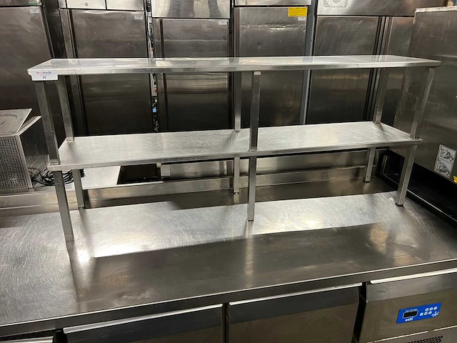 Rvs etagiere - werktafel - afbeelding 1 van  1