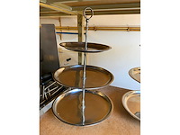 (rvs) etagiere (3x) - afbeelding 5 van  7