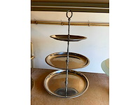 (rvs) etagiere (3x) - afbeelding 6 van  7