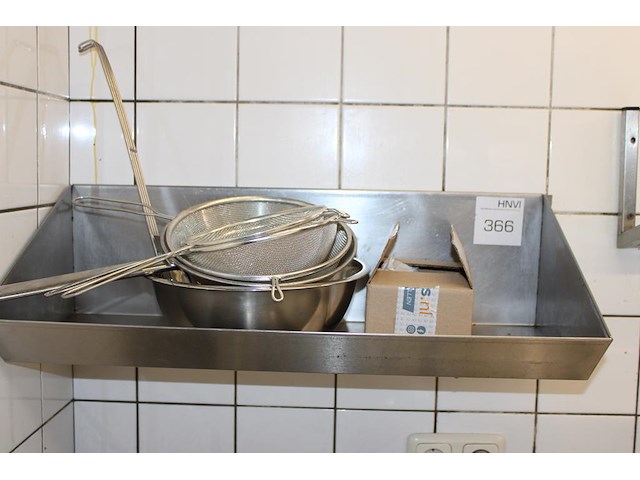 Rvs frietschap afm. 70 x 32 x 20 cm. - afbeelding 1 van  2