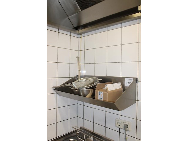 Rvs frietschap afm. 70 x 32 x 20 cm. - afbeelding 2 van  2