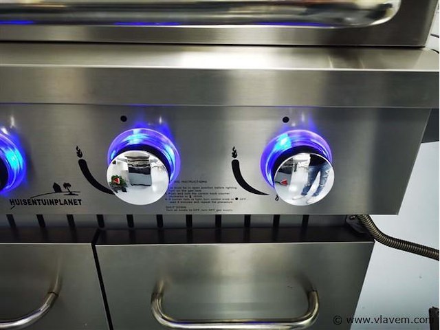 Rvs gasbarbecue keuken - afbeelding 3 van  8