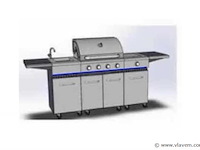 Rvs gasbarbecue keuken - afbeelding 4 van  8