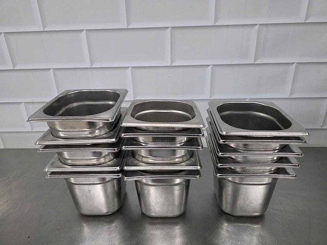 Rvs gastronormbak (15x) - afbeelding 1 van  3