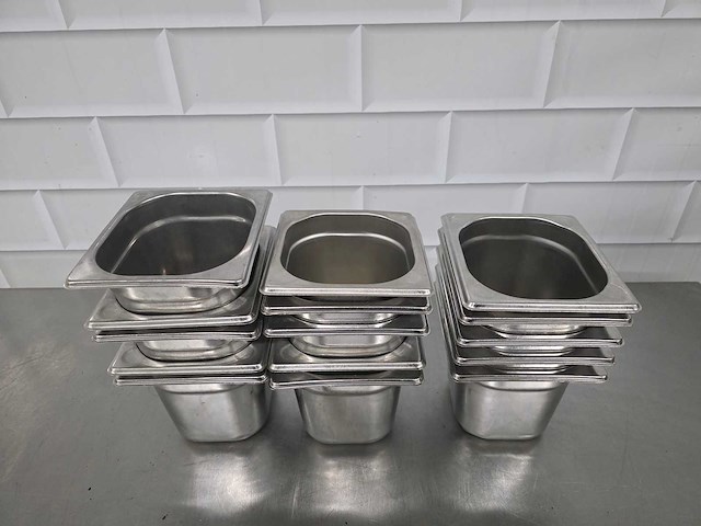 Rvs gastronormbak (15x) - afbeelding 2 van  3