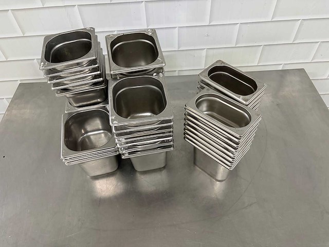Rvs gastronormbak (40x) - afbeelding 1 van  3