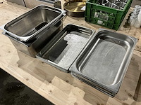 Rvs gastronormbak gn 1/1 (11x) - afbeelding 1 van  4