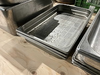 Rvs gastronormbak gn 1/1 (11x) - afbeelding 3 van  4