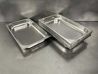 Rvs gastronormbak gn 1/1-65 (10x) - afbeelding 1 van  4