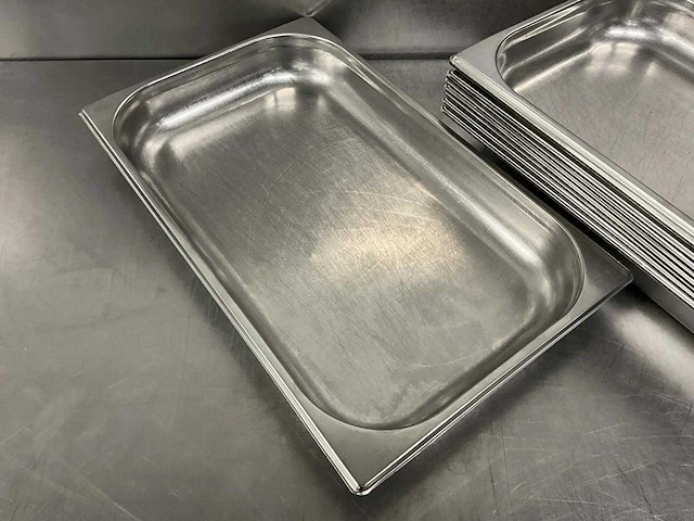 Rvs gastronormbak gn 1/1-65 (10x) - afbeelding 1 van  3