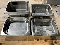 Rvs gastronormbak gn 1/2 (8x) - afbeelding 1 van  3