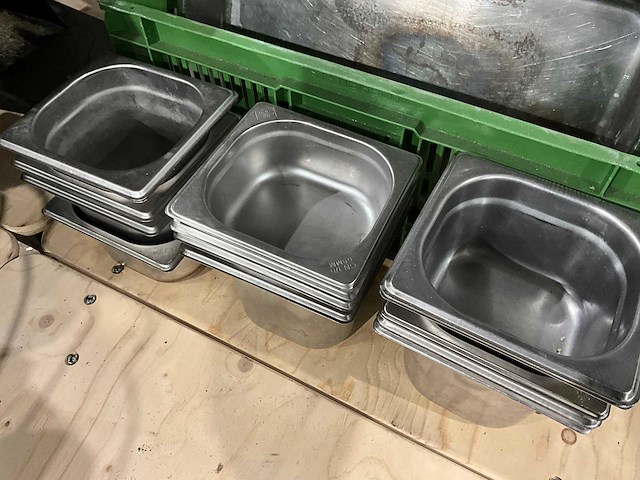 Rvs gastronormbak gn 1/6 (14x) - afbeelding 1 van  1