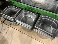 Rvs gastronormbak gn 1/6 (14x) - afbeelding 1 van  1