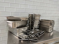 Rvs gastronormbak met dekstel (30x) - afbeelding 1 van  5