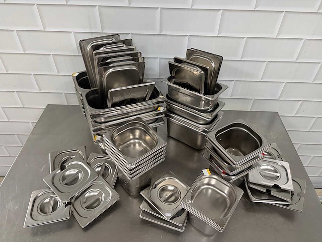 Rvs gastronormbak met dekstel (30x) - afbeelding 3 van  6