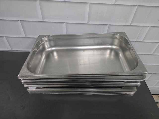 Rvs gastronormbakken (13x) - afbeelding 2 van  4