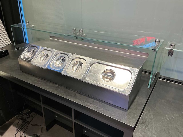 Rvs gastronormbakkenhouder - afbeelding 1 van  3