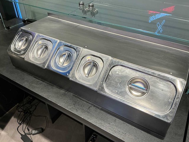 Rvs gastronormbakkenhouder - afbeelding 2 van  3