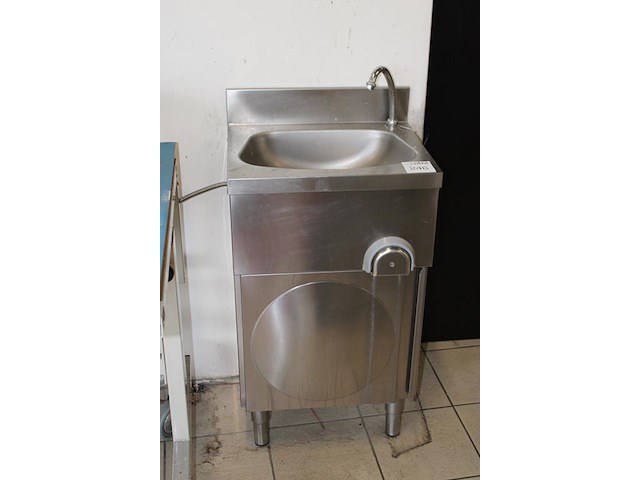 Rvs gootsteen kastje met kniebediening. afmeting 50 x 40 x 100 cm. - afbeelding 2 van  2