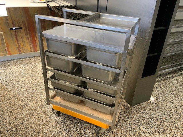 Rvs grondstoffenwagen - afbeelding 5 van  5