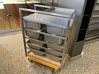 Rvs grondstoffenwagen - afbeelding 5 van  5