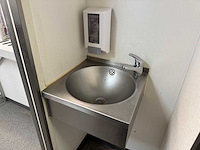 Rvs handenspoelbak met dispensers - afbeelding 1 van  4