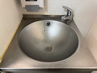 Rvs handenspoelbak met dispensers - afbeelding 3 van  4