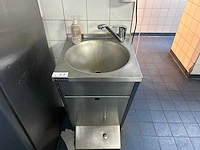 Rvs handwasbak met onderkast