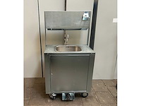 Rvs handwasunit / mobiele wastafel - afbeelding 1 van  8
