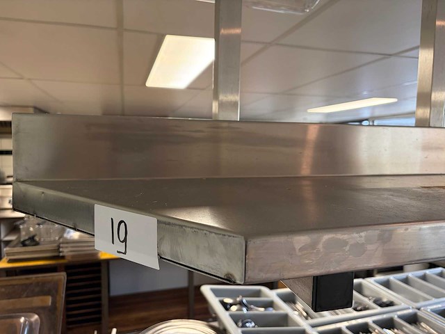 Rvs hang schap - afbeelding 2 van  2