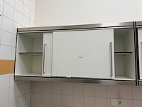 Rvs hangkast 128cm - afbeelding 2 van  2