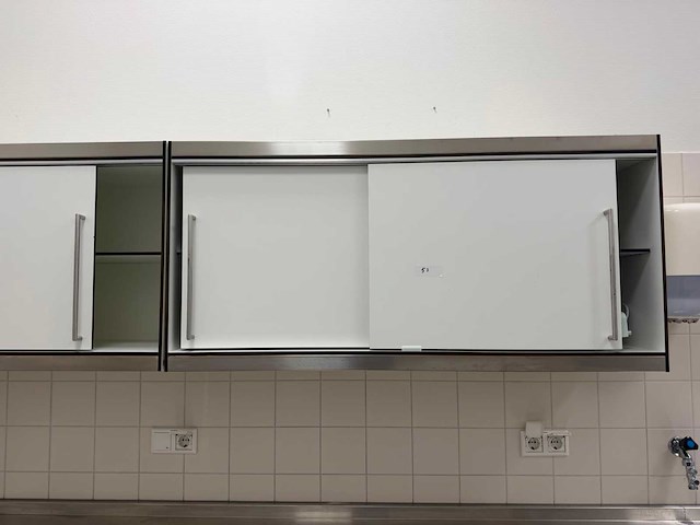 Rvs hangkast 128cm - afbeelding 1 van  2