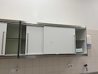Rvs hangkast 128cm - afbeelding 2 van  2