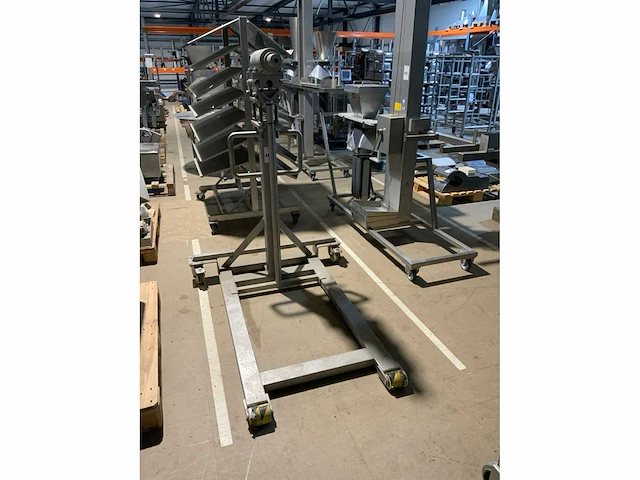 Rvs hefbok met steun - afbeelding 2 van  4