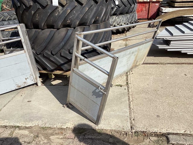 Rvs hek stalinrichting (24x) - afbeelding 3 van  6