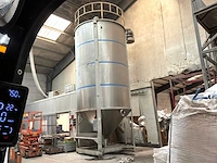 Rvs homogeniseer silo 45 m3