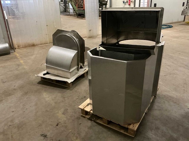 Rvs hoppers (4x) - afbeelding 5 van  5