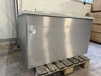 Rvs horeca-afzuigkap / ventilatiekap, südluft systemtechnik, e-k/kh (artikel daek100100000), rvs / zilvergrijs, type e-k/kh | hoogte 45 cm | met kanaalaansluiting