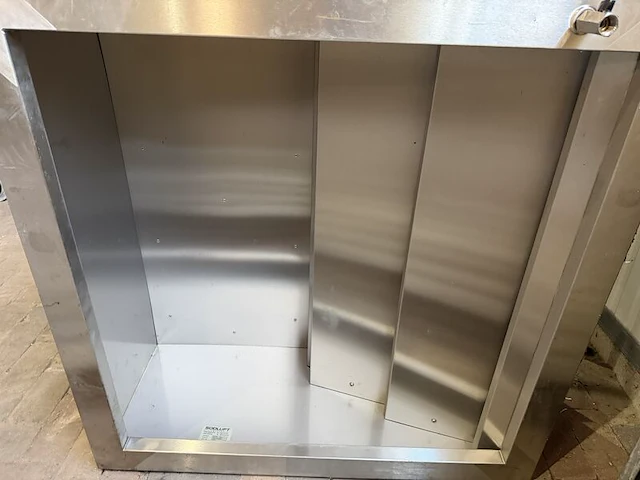 Rvs horeca-afzuigkap / ventilatiekap, südluft systemtechnik, e-k/kh (artikel daek100100000), rvs / zilvergrijs, type e-k/kh | hoogte 45 cm | met kanaalaansluiting - afbeelding 5 van  6