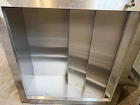 Rvs horeca-afzuigkap / ventilatiekap, südluft systemtechnik, e-k/kh (artikel daek100100000), rvs / zilvergrijs, type e-k/kh | hoogte 45 cm | met kanaalaansluiting - afbeelding 5 van  6