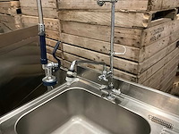 Rvs horeca diversen vaatwasser / spoelbak / werkblad / frietsnijder / magnetron - afbeelding 2 van  18