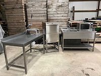 Rvs horeca diversen vaatwasser / spoelbak / werkblad / frietsnijder / magnetron - afbeelding 11 van  18
