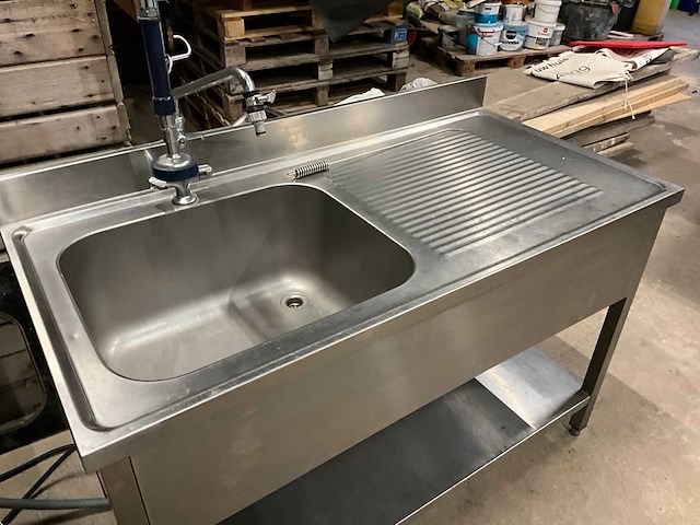 Rvs horeca diversen vaatwasser / spoelbak / werkblad / frietsnijder / magnetron - afbeelding 17 van  18